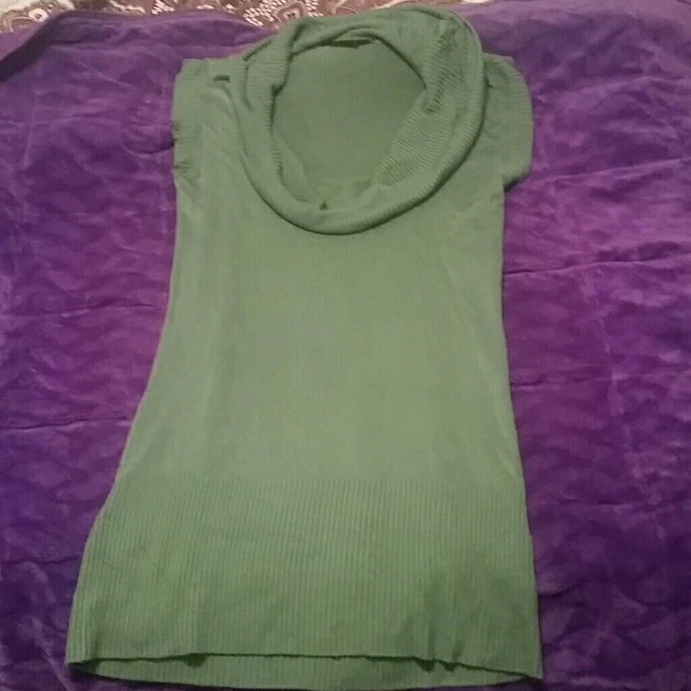 BCBGmaxazria sleeveless turtleneck sweater tunic
